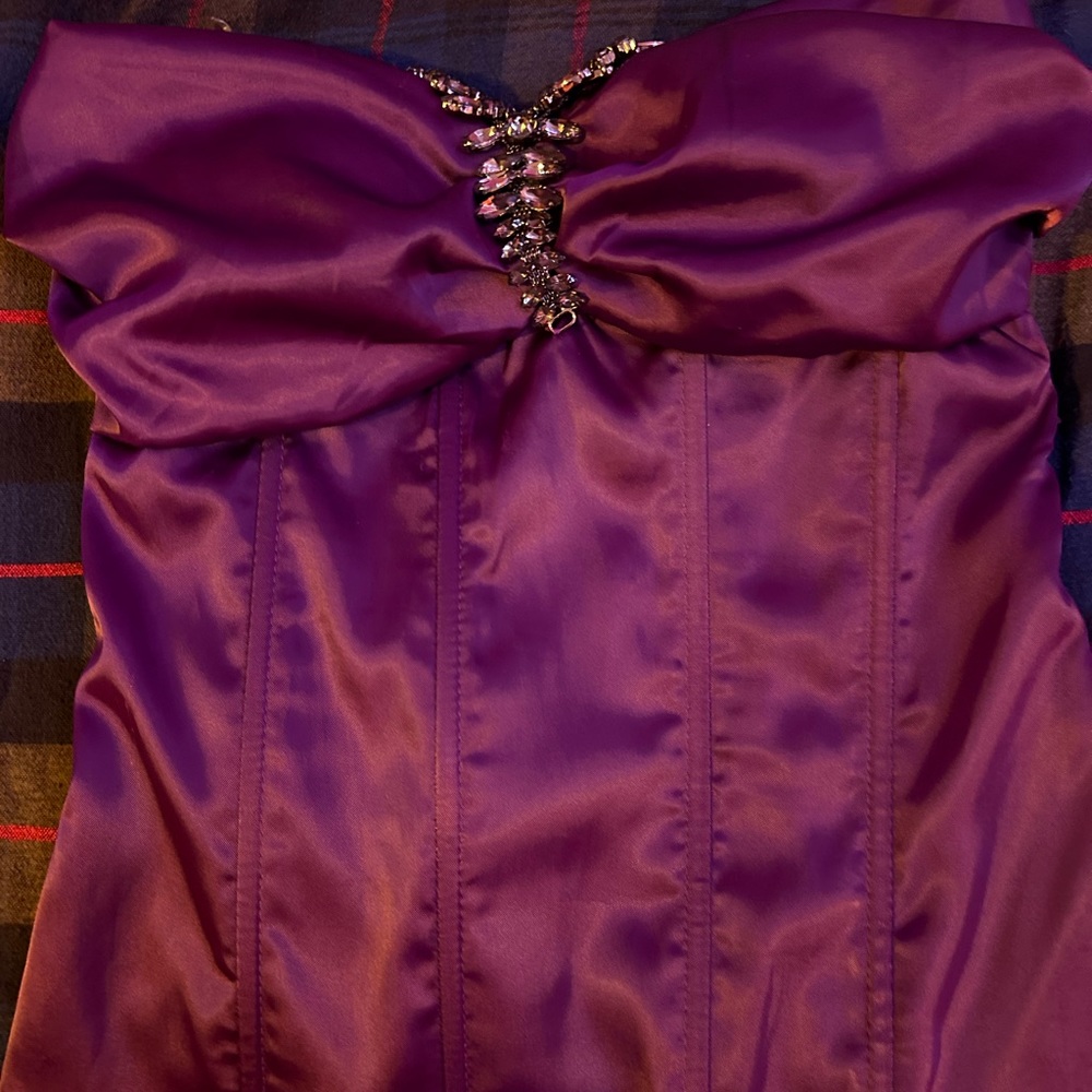 Top house y2k purple corset